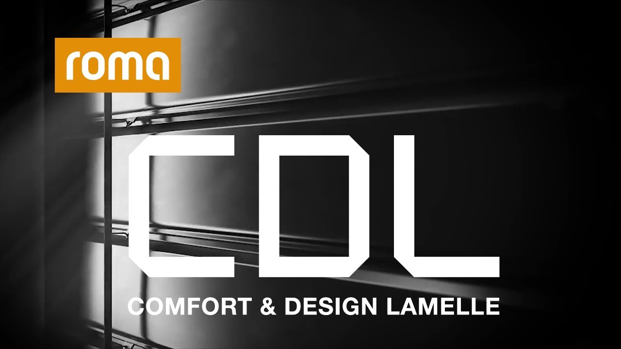 Roma Video Die Comfort Design Lamelle Fur Raffstoren