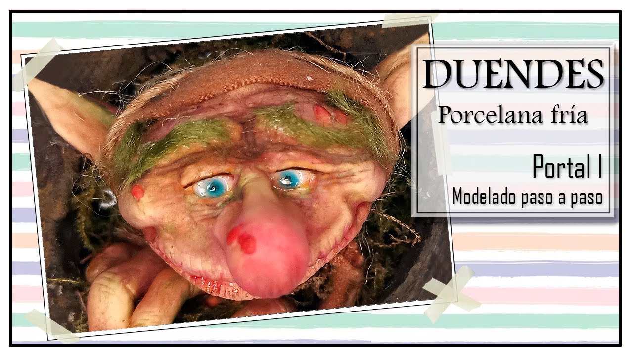 Эльфы из холодного фарфора - Портал № 1 - Как сделать лицо эльфа - шаг за шагом