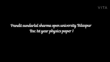 PSSOU||Bsc 1st year [Maths]|| physics paper 1 |Assignment work 2021|