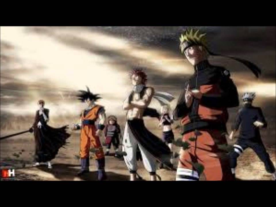 The Ultimate Anime Crossover Dbz Naruto One Piece Bleach And More Youtube