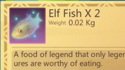 How to get Elf Fish in Utopia origin