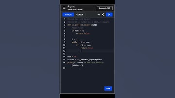 How to Check Perfect Square in Python Without Math! #PythonShorts #CodingTips #PerfectSquare