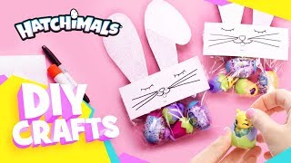 DIY Crafts! 🐰Easter Gift Bags🐰! 💜Hatchimals Hatching A Craft💜!