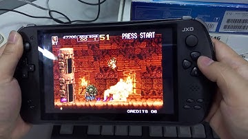 Walkthrough/Gameplay Video-Metal Slug 5 mame game on JXD S7800B(IOS/Android) via Happy Chick
