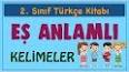 Türkçenin Eş Anlamlı Kelimeleri (Sinonimleri) ile ilgili video