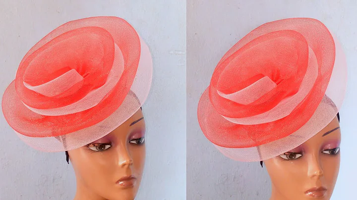 How to create this spiral crinoline design / Diy / Crinoline Fascinator Design