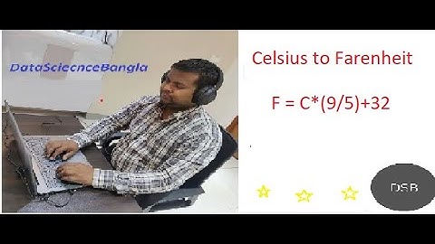 learn real time python programming | celsius to fahrenheit by Sylas Halder