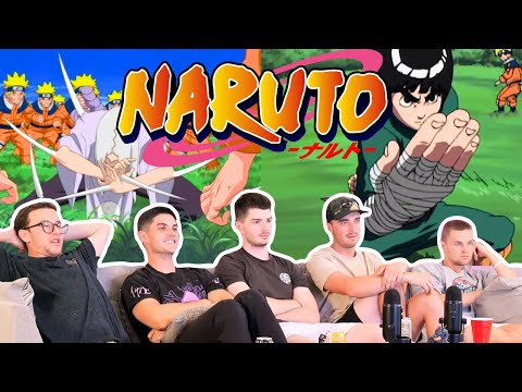 ROCK LEE IS HERE...Anime HATERS Watch Naruto 120-123 | Reaction/Review