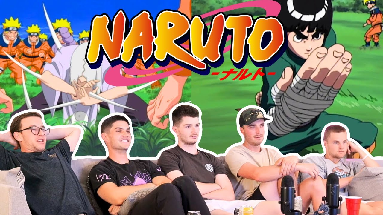 ROCK LEE IS HERE...Anime HATERS Watch Naruto 120-123 | Reaction/Review