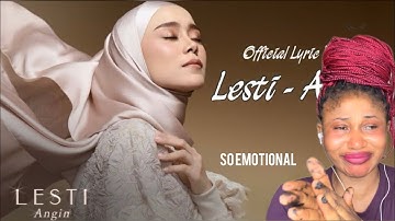 SO EMOTIONAL! Lesti Kejora - Angin (Official Lyric Video) REACTION