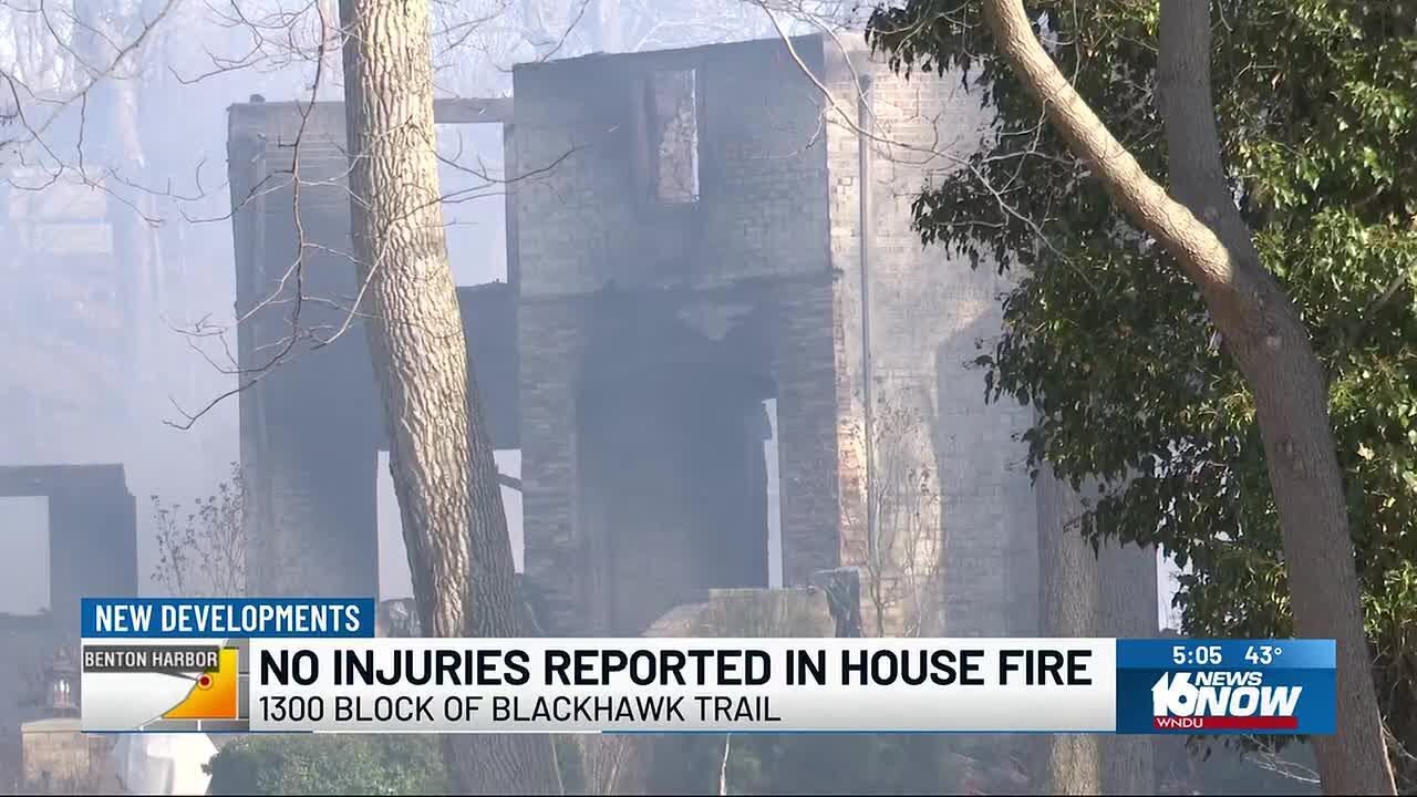 Family displaced after fire destroys home in Berrien County - YouTube