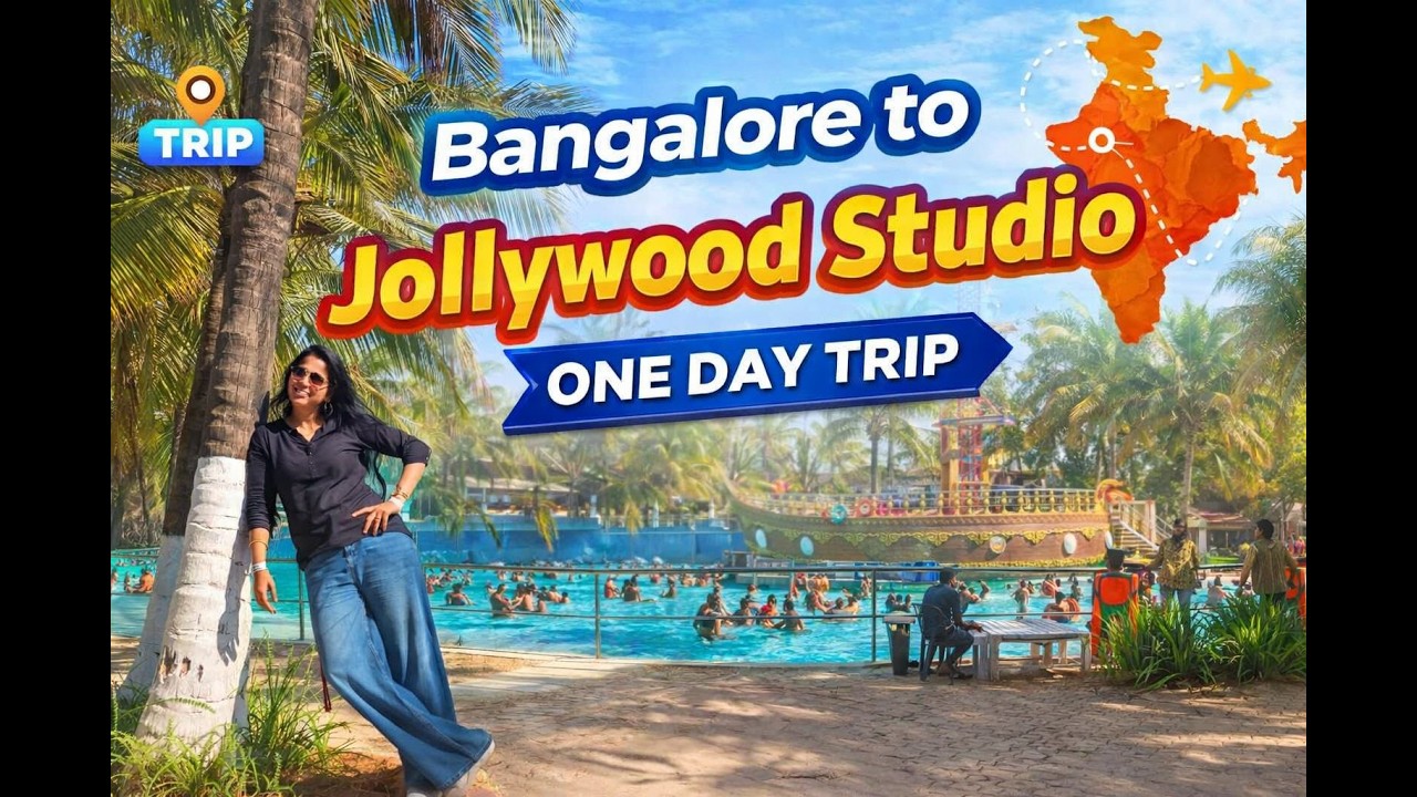 Bangalore to Jollywood Studio | One Day Trip Full Vlog 🎢🌴