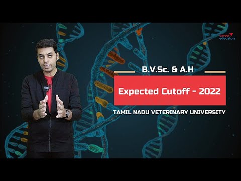  & AH Expected Cutoff 2022 |Tamil Nadu Veterinary University - YouTube