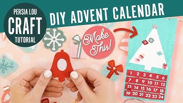 DIY Felt Christmas Tree Advent Calendar