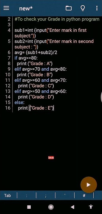 To check your Grade in python programming #python #pythonforbeginners # ...