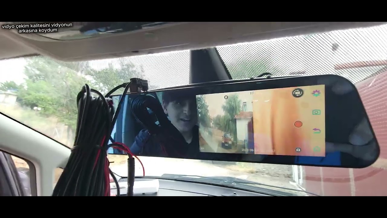 bim den satılan ayna araç kamera nasıl tanıtım kutu açılış montaj ayarlar ve video çekim kalite