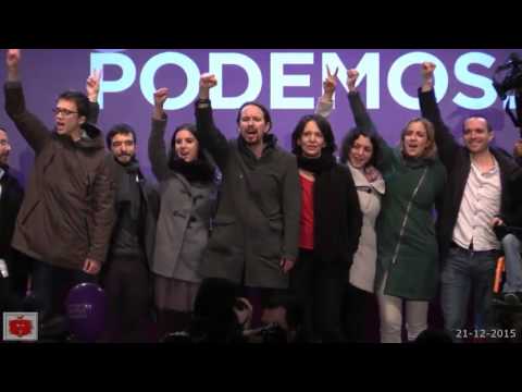 Podemos El pueblo unido jamás será vencido per il grande risultato elettorale