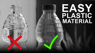 The right way to make Transparent plastic materials in blender | blender 3d