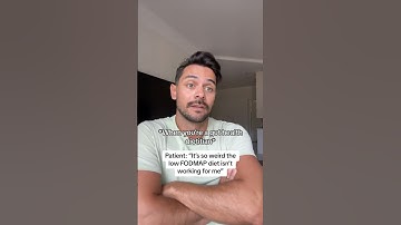 A big reason why the low FODMAP diet probably isn