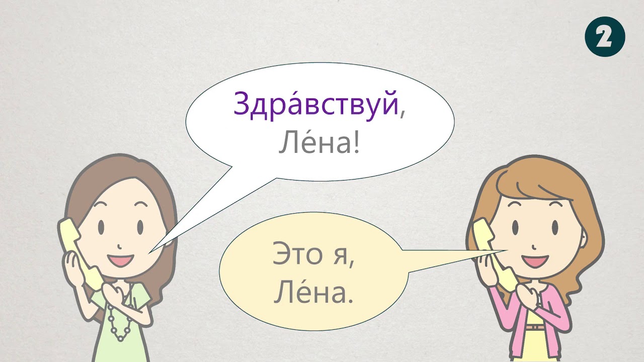 2-8) ゆっくり学ぶロシア語文法～私・貴方・我々～対話練習 - YouTube