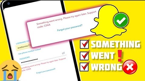 Fix Snapchat Something Went Wrong Please Try Again Later issue on Android