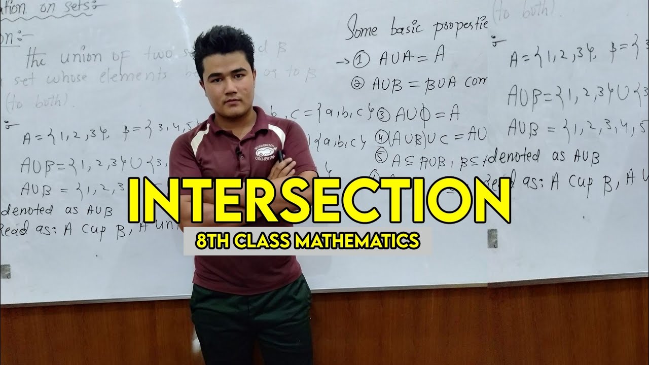 Intersection || 8th mathematics || Exercise 1.2, lec 2 - YouTube