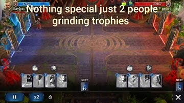 Le typical doppelganger situation - heroic magic duel