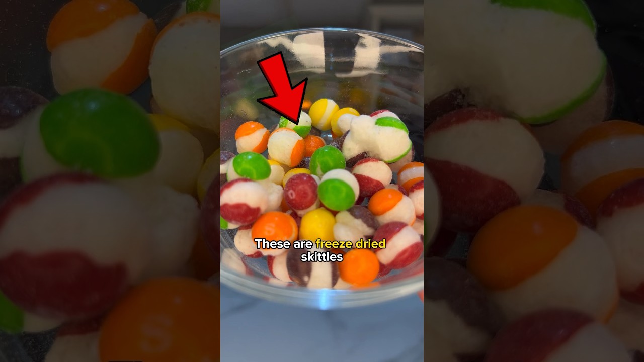 Skittles против замороженных Skittles