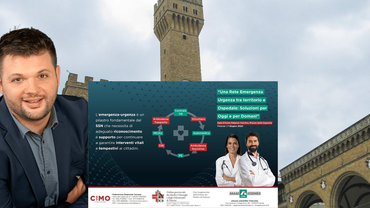 Il mio intervento di oggi a Firenze al congresso sull' Emergenza Urgenza
