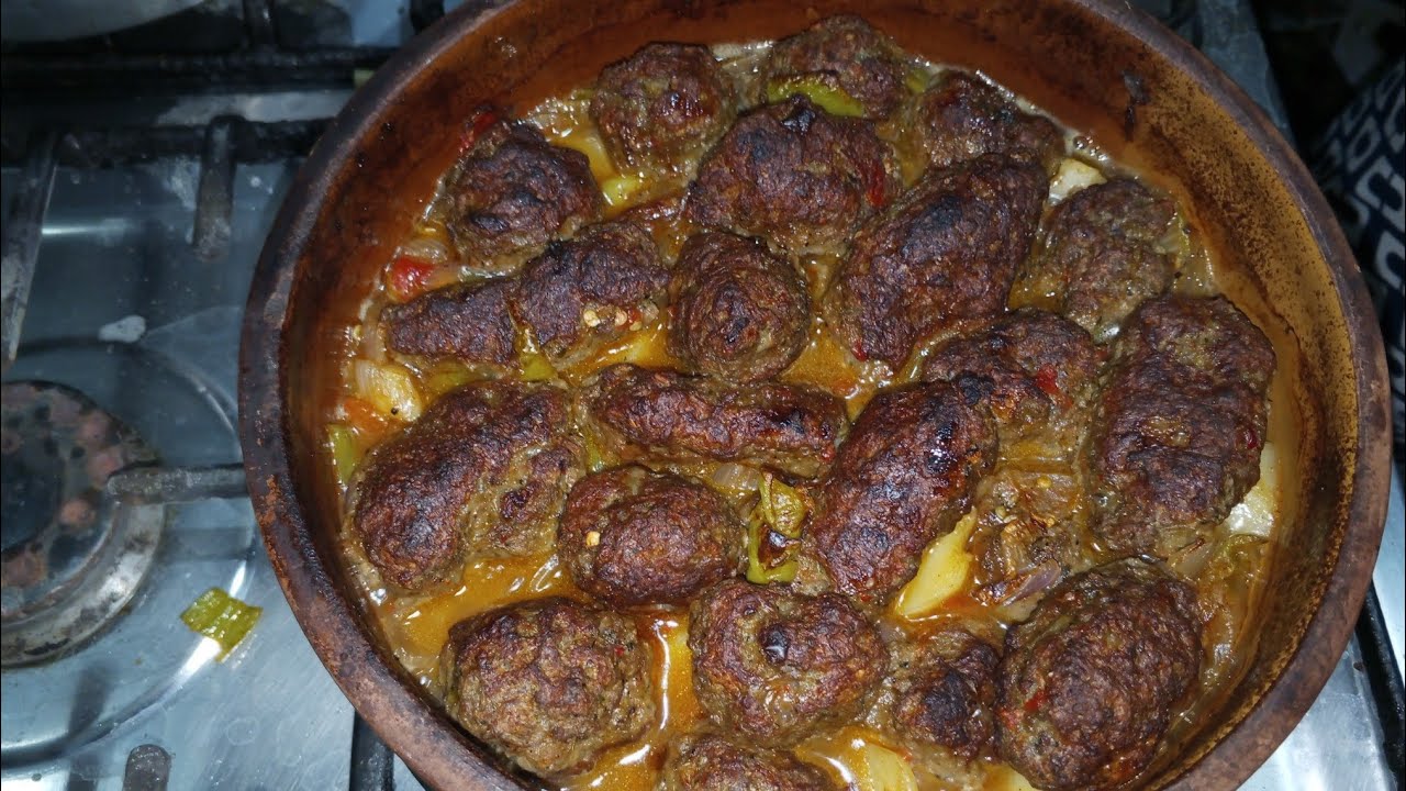 طريقة عمل طاجن البطاطس بالكفته