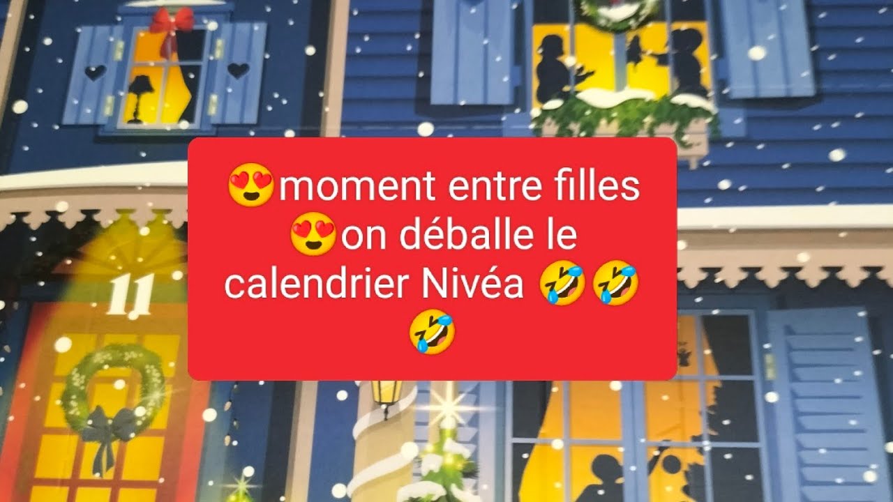 Moment avec Erina ❤️ on découvre le calendrier de l'avent NIVEA 🤩🤩🤩#nivea #calendrierdelavent 