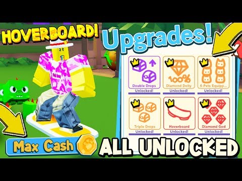 I Unlocked Every Upgrade And Max Cash In Pet Simulator 2 Hoverboard And More Roblox Ehyro Cz - roblox pet simulator what does vip do