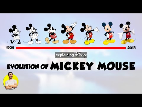 Evolution Of Mickey Mouse - 90 Years Explained | Cartoon Evolution - Youtube