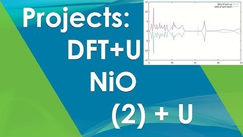 Project: 12.2 (DFT+U) NiO with U | Quantum Espresso Tutorial 2019
