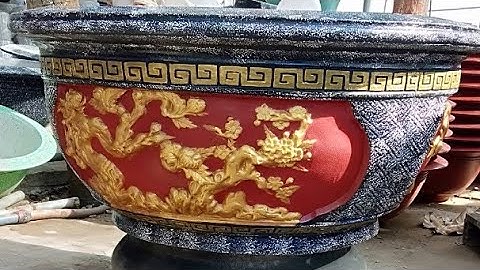 Khuôn Đổ Chậu Tròn Composite rộng 1,15m và 95cm và 80cm