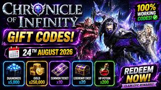 Chronicle of Infinity Codes | Chronicle of Infinity Gift Codes | Chronicle of Infinity Redeem Codes