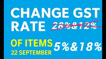 How to Update GST Rates in Tally Prime | New GST Changes Effective 22nd Sept (5% & 18%