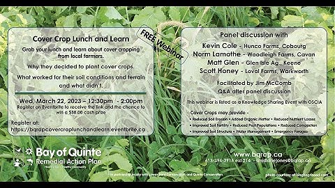 Cover Crop Lunch and Learn