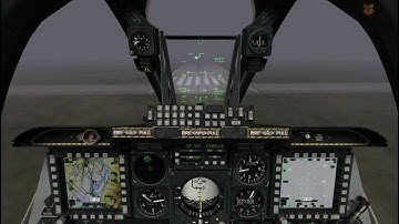 DCS:A-10C ILS-LowSight-Landing