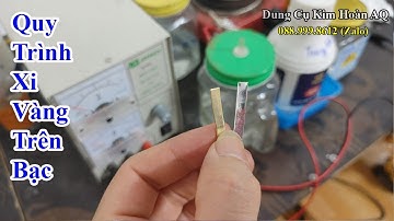 Dụng Cụ Kim Hoàn AQ - Hướng Dẫn Xi Vàng Trang Sức Đơn Giản