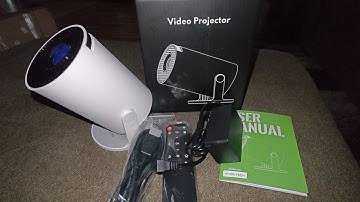 CLOKOWE Mini Projector with WiFi and Bluetooth