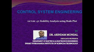 42. Stability Analysis using Bode Plot