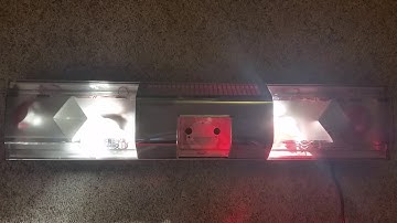 Code 3 Stingrays on Force 4 LP6000. Stingray and lightbar top down operation