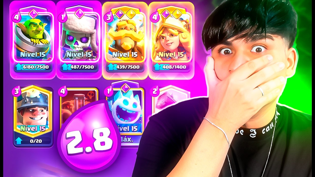 Esse morteiro 2.8 é SURPREENDENTEMENTE FORTE NO CLASH ROYALE!💀💀