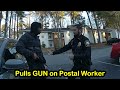 Man Accused of THREATENING Postal Worker With GUN