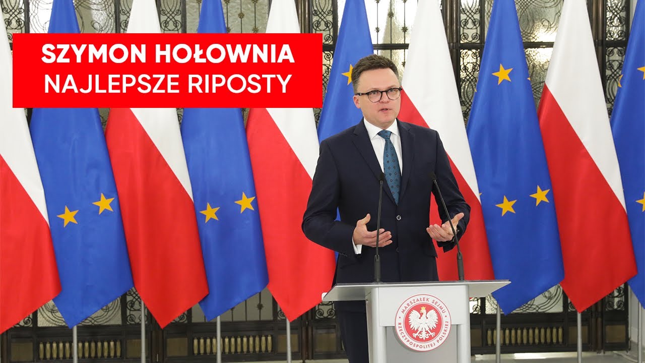 Najlepsze riposty Szymona Hołowni. Wystąpienia nowego marszałka Sejmu hitem sieci