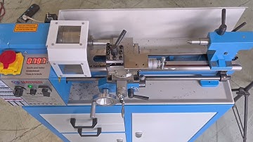 part 2. Basic operation of lathe WEISS WBL1835 mini lathe 加工