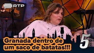 Chef Marlene Vieira: "Apanhou uma granada dentro de uma saca de batatas" | 5 Para a Meia-Noite | RTP