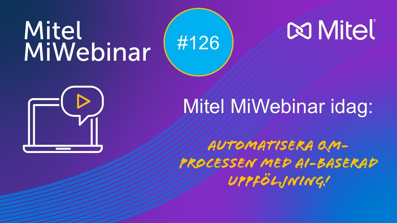 AUTOMATISERA QM-PROCESSEN MED AI-BASERAD UPPFÖLJNING MiWebinar 25-09-10