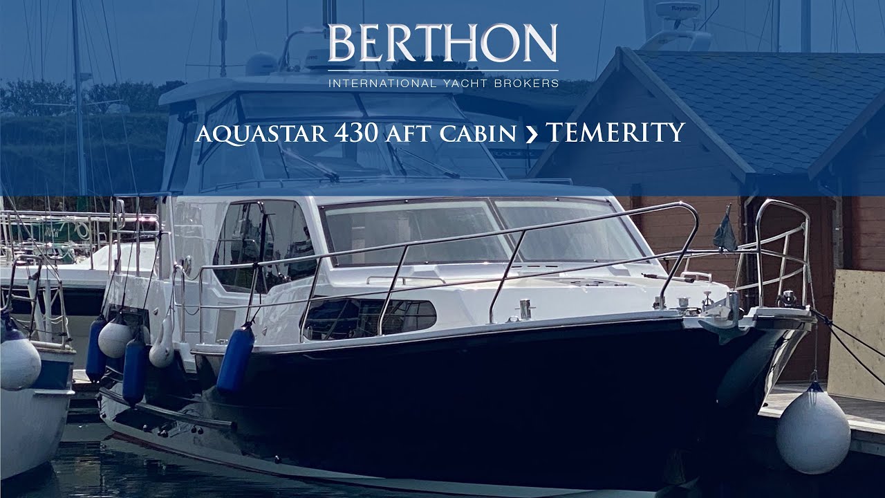 [OFF MARKET] Aquastar 430 Aft Cabin (TEMERITY) - Yacht for Sale - Berthon International